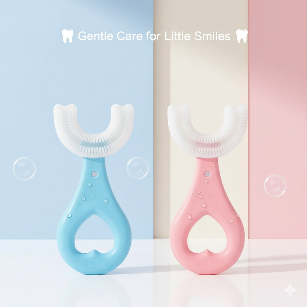 Baby Training Toothbrush Set Gentle & Safe First Toothbrush for Babies