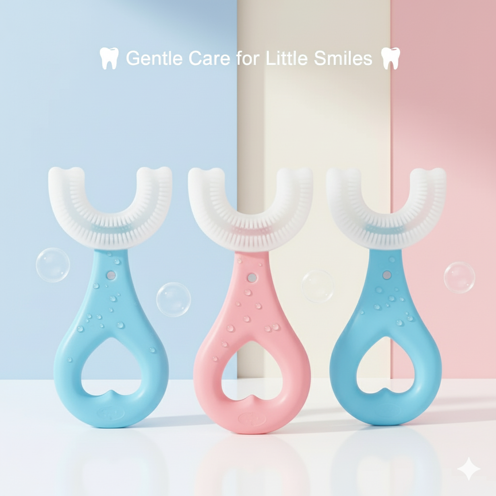 Baby Training Toothbrush Set Gentle & Safe First Toothbrush for Babies