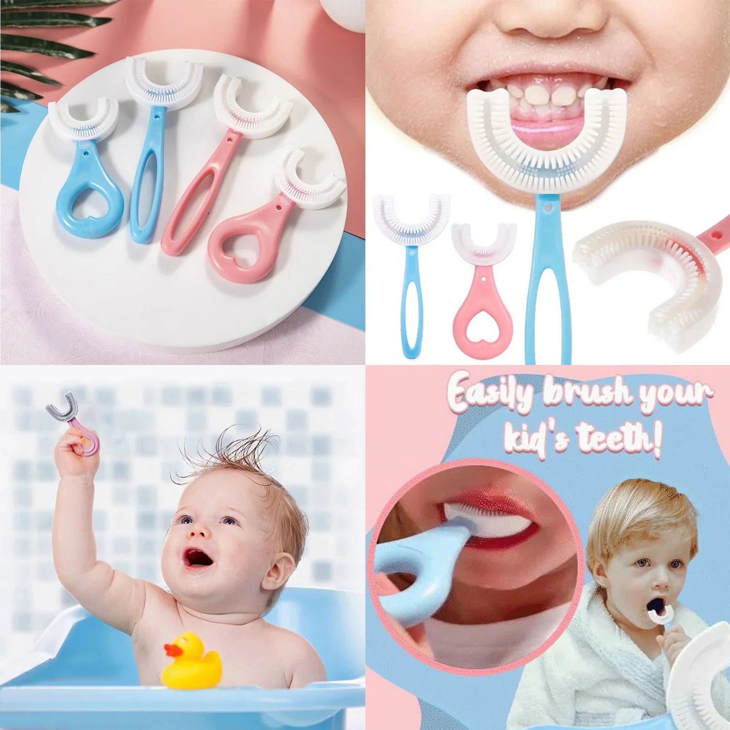 Baby Training Toothbrush Set Gentle & Safe First Toothbrush for Babies